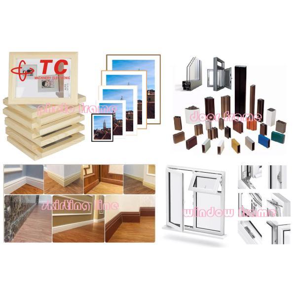 TC Factory Price Cold Glue Profile  Wrapping Machine for Furniture