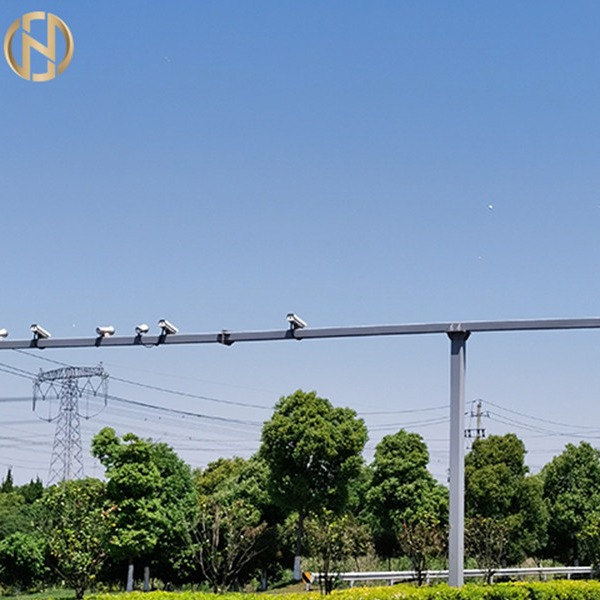 Q235 гальванизировало поляка камеры слежения CCTV кронштейны на открытом воздухе двойные