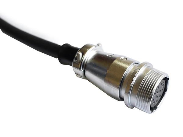 12PIN 14PIN Industrial Wire Harness Straight Plug Welded Sheath Plug 500V UL2464