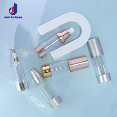 20 ml 30 ml ensemble d'emballage cosmétique pompe sans air crème jar et bouteille d'essence pour les soins de la peau de luxe