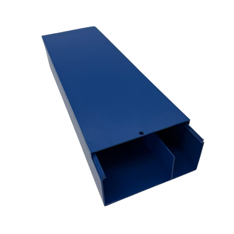 Industrial Grade Rectangular Ventilation Channel Cable Tray Fireproof Corrosion Resistant Spray Aluminium Alloy Construction