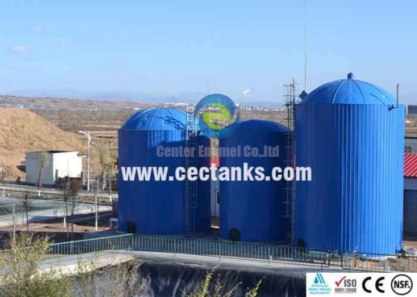 Tanques industriais de água para armazenar água potável e não potável, águas residuais e escoamento de lixiviação