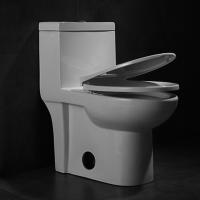 Toalete padrão americano da parte de Cosette Dual Flush Elongated One no branco Gpf 1,28