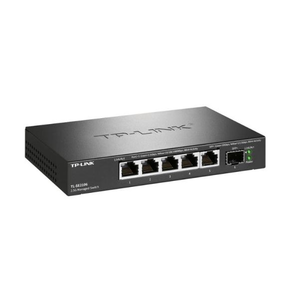 10 Gigabits Enclosure Box PC Device 2.5G Cloud Management Switch TL-SE2106 with 5 Ports