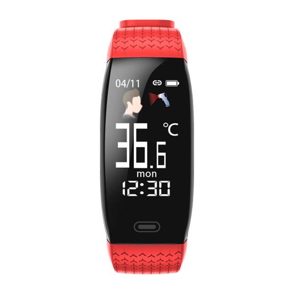 T15 Heart Rate Blood Pressure Oxygen Ladies Watch Waterproof IP67 Touch Screen Smart Bracelet
