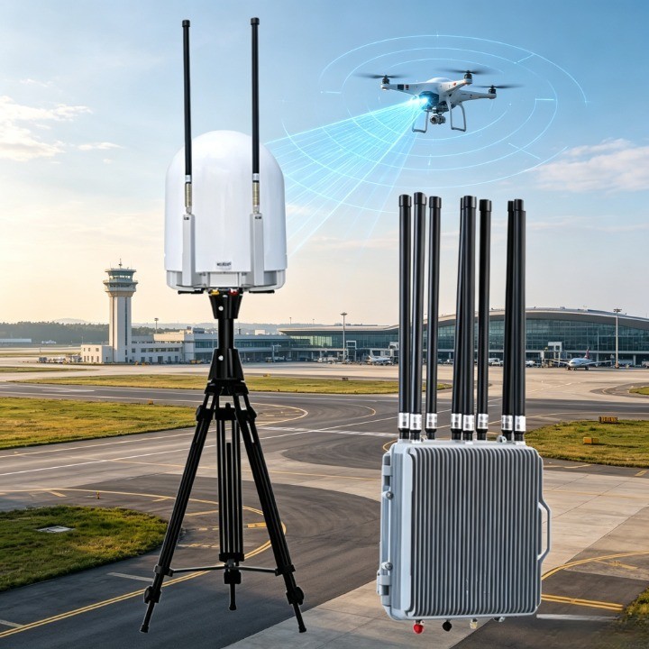 Fixed UAV Detection And Jamming Equipment 10km Detection Positioning 3km Jamming