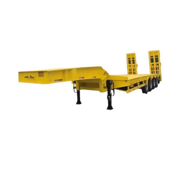4 Axles 100 Tons Heavry Duty Lowboy Truck Semi Trailer/Low Bed/Lowbed Gooseneck Removeable/Lowbed Trailer