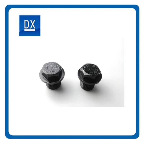 Hexagonal Black Zinc Drain Plug For Volvo Cold Forging
