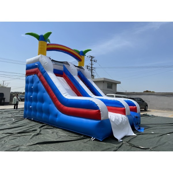 Commercial High Quality PVC Inflatable Water Slide Water Park Slide Customized Inflatable Bounce Slide for Sale