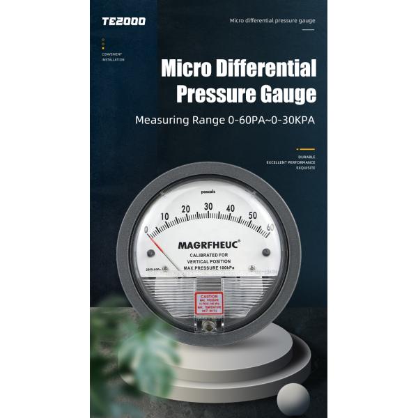 4% Precision 0-10Kpa Differential Pressure Flow Meter Performance Laminated Aluminum