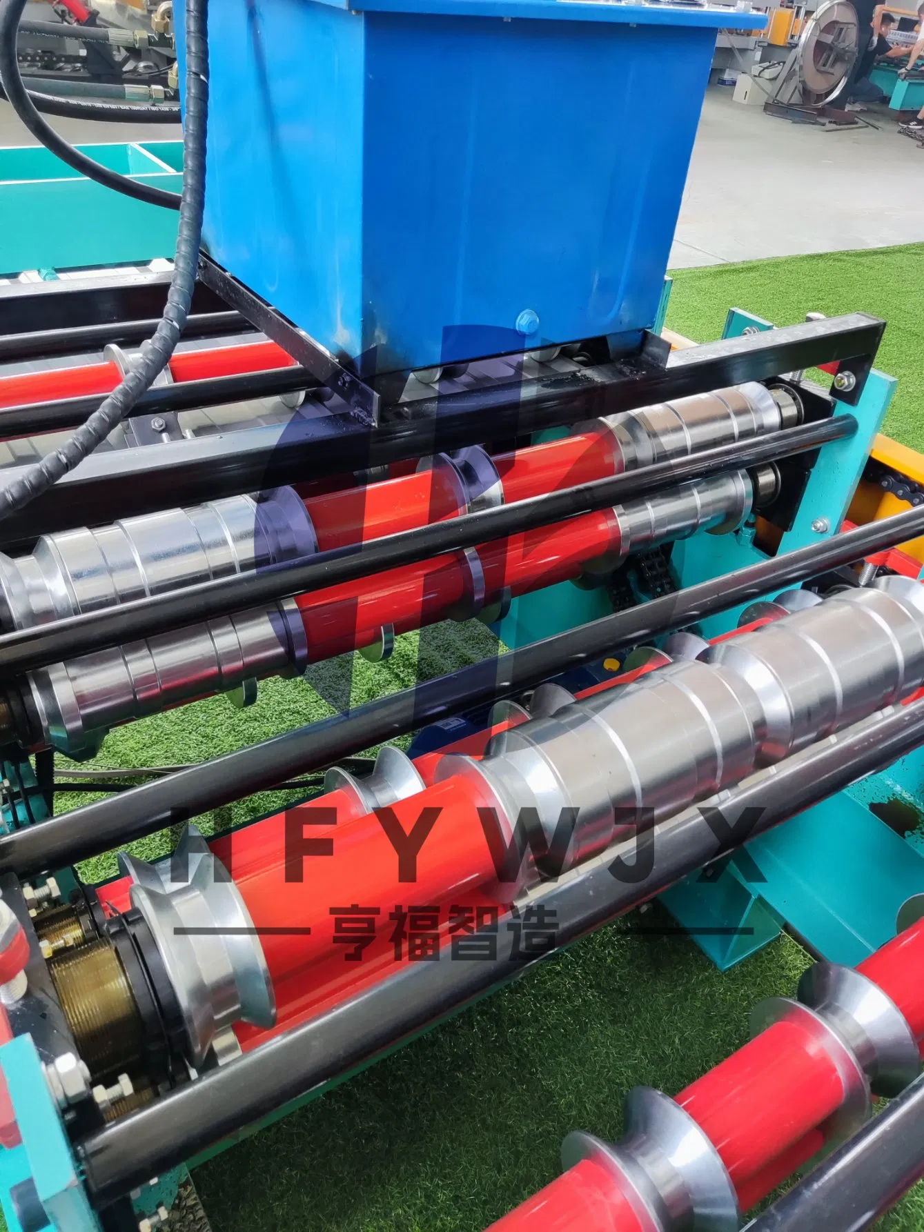 300H Steel Frame Double Layer Roll Forming Machine for 840/900 Roof & Wall Panels