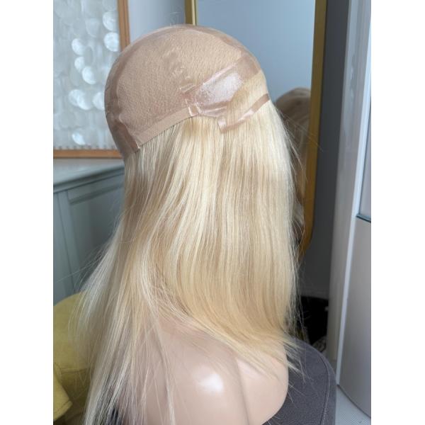 Medium Brown Custom Womens Wigs 130% Density Blonde Lace Front Wig