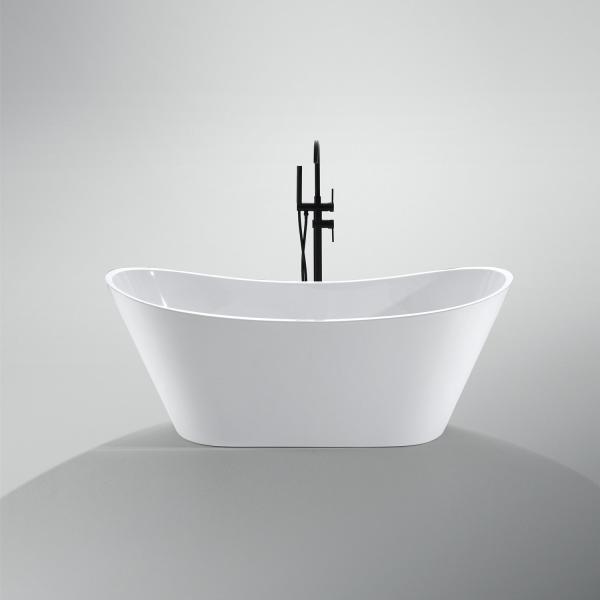 Customized Oval Acrylic Freestanding Bathtub 172.00cm * 82.00cm * 74.00cm Package Size