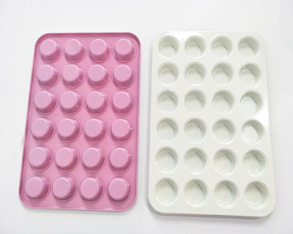 Light Green Blue Pink Turquoise Non-stick Ceramic Coating Bakeware Set loaf muffin pan in Colorful Ceramic Coating