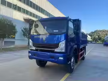Dongfeng 6 cilindros Euro II Peso de contención 6400KG Tanque de combustible de acero 4x2 Camión de descarga