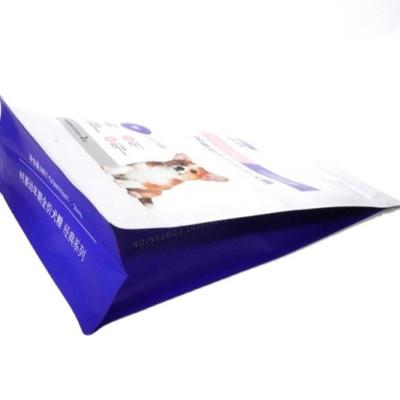 Sac à dos recouverte de papier d'aluminium lamellé pour chien ou chat avec soupape ou canistre