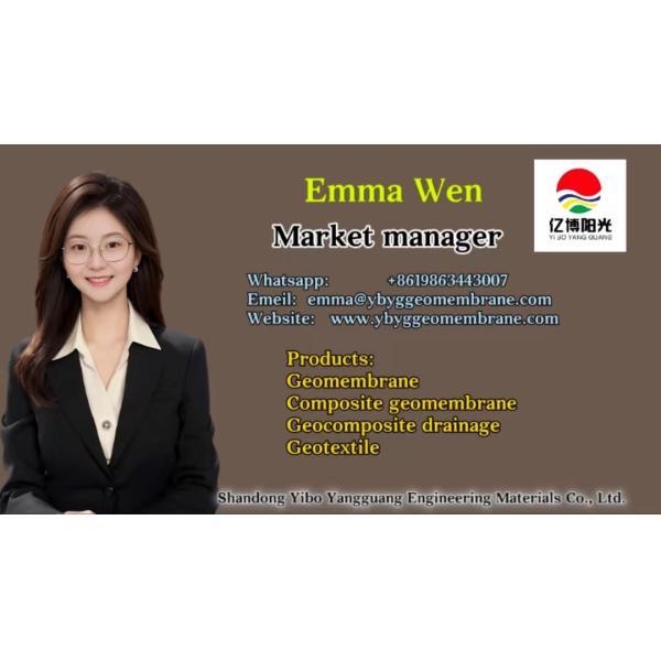 Геомембрана HDPE водонепроницаемая 0,75 мм 1 мм биофлокированная брезентная брезентная брезентная брезентная брезентная баня