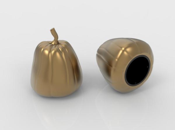 Customizable Pumpkin-Shaped Zinc Alloy Perfume Bottle Caps Perfume Lids Cover