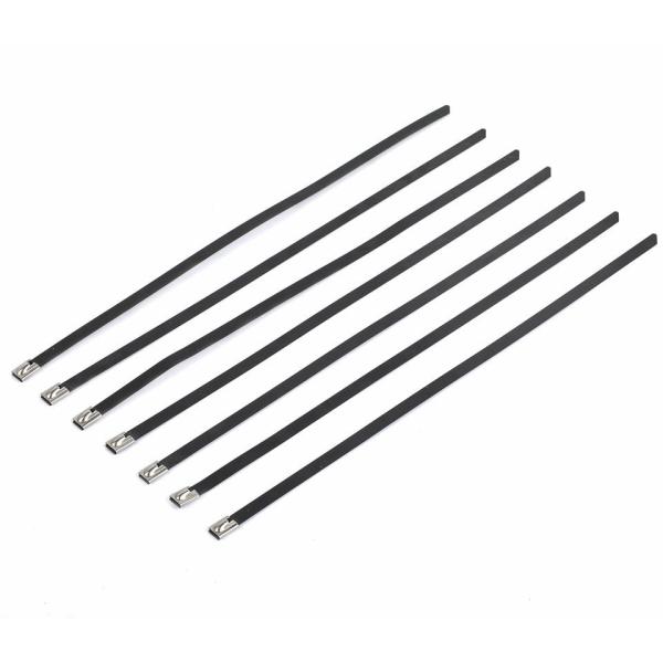 Stainless Steel Cable Tie Metal Cable Zip Ties 304 Stainless Steel Multi-Purpose Heavy Duty Self-Locking Cable Ties