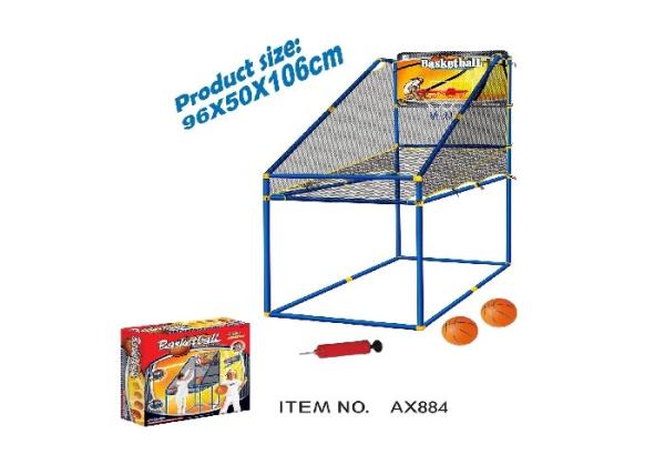 Playing Portable Kids Sports Toys Plastic Indoor Basketball Hoop With Stand