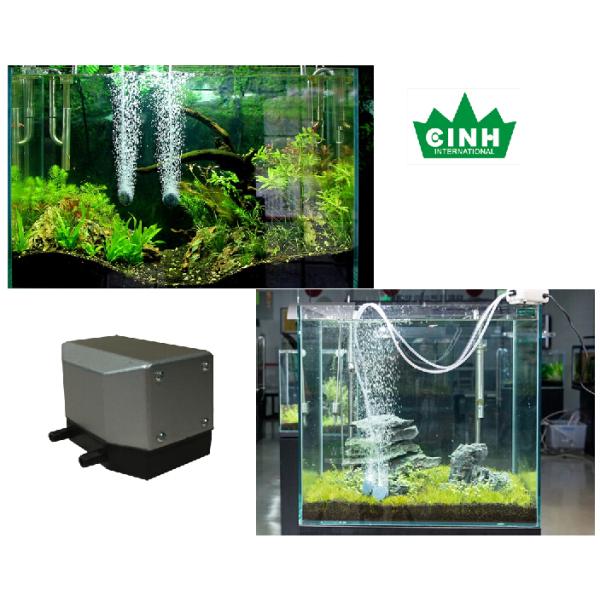 Electric Dual Diaphragm Air Pump Low Noise For Fish Tank With 30 KPA