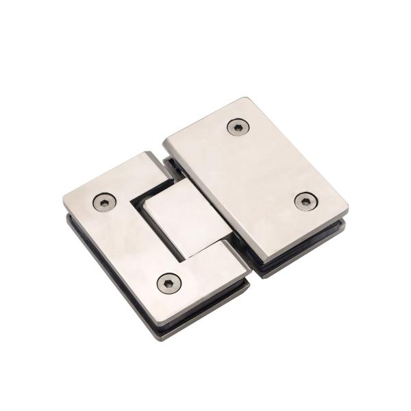 Long Life Acero inoxidable suave cerrado ducha sin marco bisagras de puerta de vidrio templado