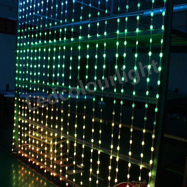 IP66 Christmas Festival Decorative DC12V RGB Color Changing LED String Lights