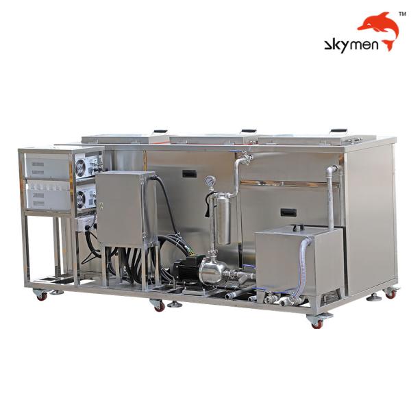 Adjustable Timer Industrial Ultrasonic Cleaner 3 Bin 77L For Haemostatic Forceps