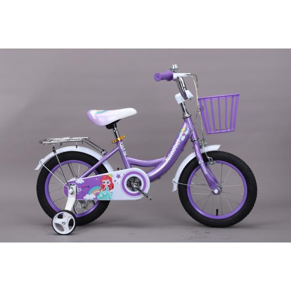 Cuadro de acero de alta durabilidad de peso ligero para niños bicicleta de 12 pulgadas diseño lindo