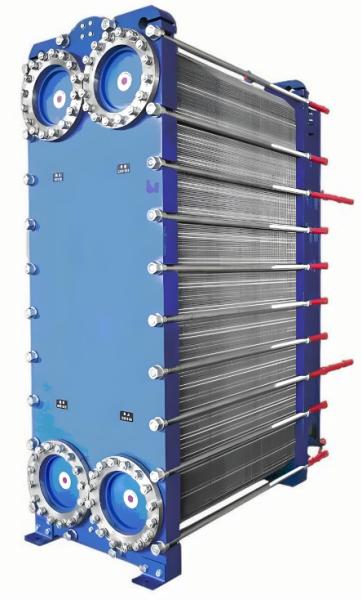Efficient  Stainless Steel And Alloy Plate Type Heat Exchanger With One Plane Positioning