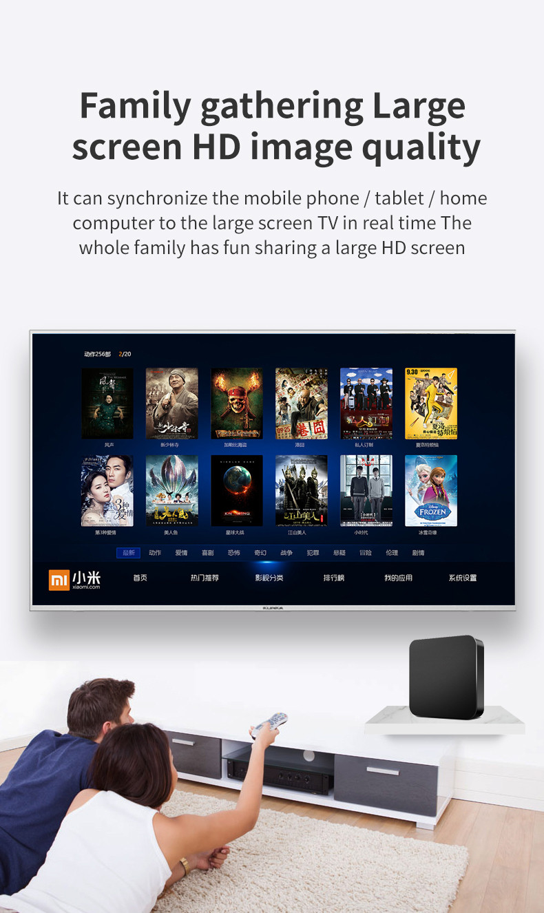 приемник Miracast Chromecast трансляции 1080P, радиотелеграф 300Mbps отражая прибор