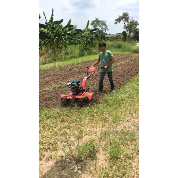 Gasoline Hand Push Power Four-wheel Drive Tiller for Agriculture Machinery Equipment