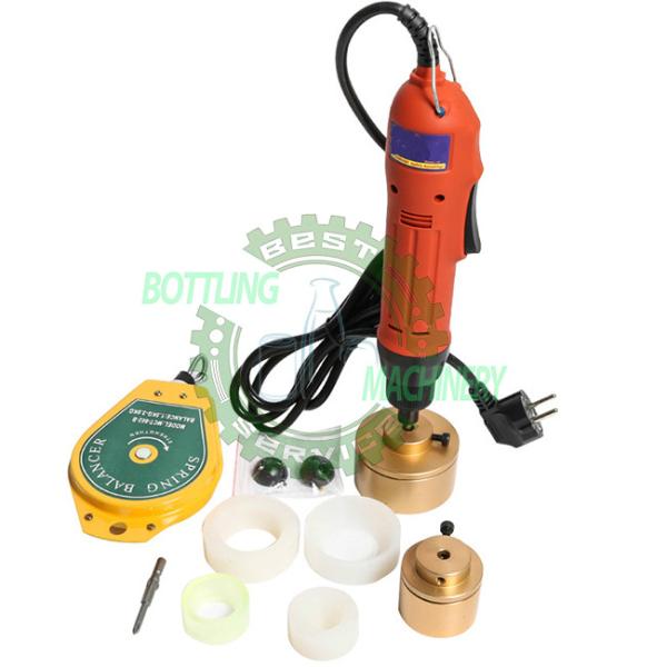 Hand-Held Electric / Pneumatic Screw Capper For Mineral Water Bottling Machine