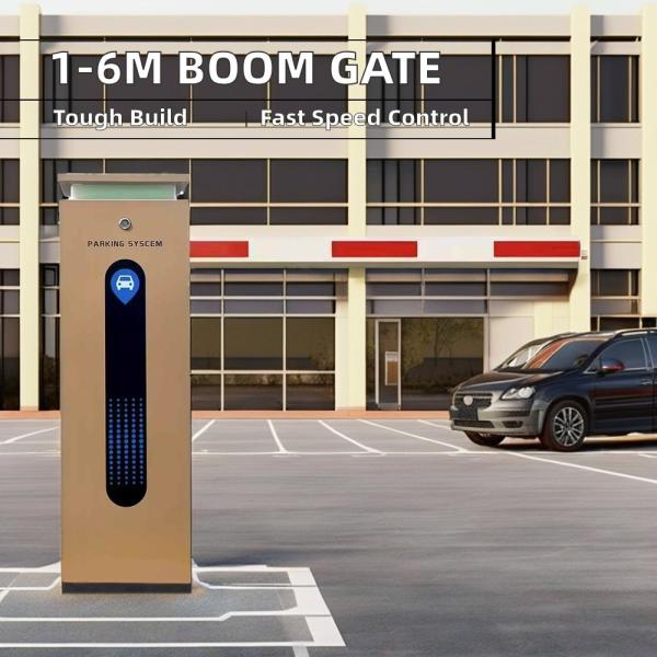 1-Way Operation Direction Brushless Motor Aluminum Alloy Boom Barrier Gate for Roadway Parking Control