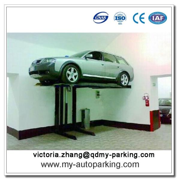 Single Post Parking Lift for Home Garage with Single Cylinder DSPP607, DSPP609