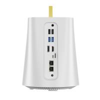 Quatre routeurs logiciels RJ45 2.5G LAN DDR4 32G NAS Intel et AMD Firewall Mini PC
