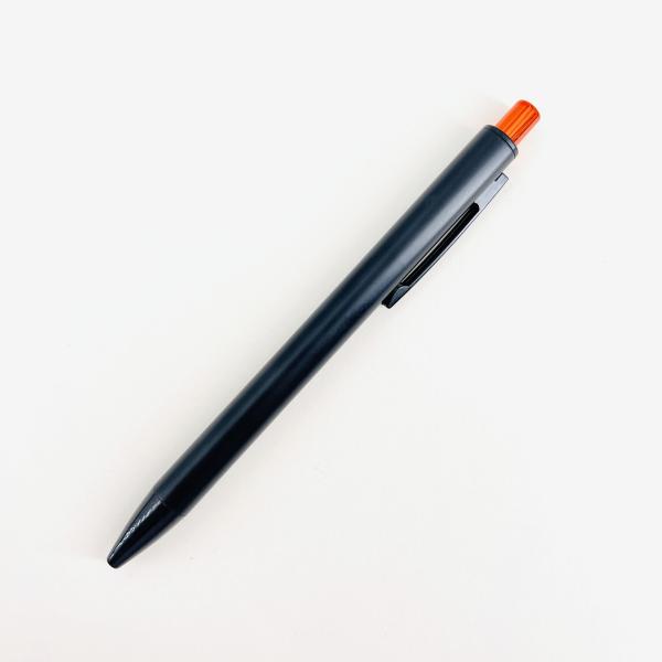 School Stationery Simple Aluminum Press Type Ballpoint Pen Spray Painting Logo Pen