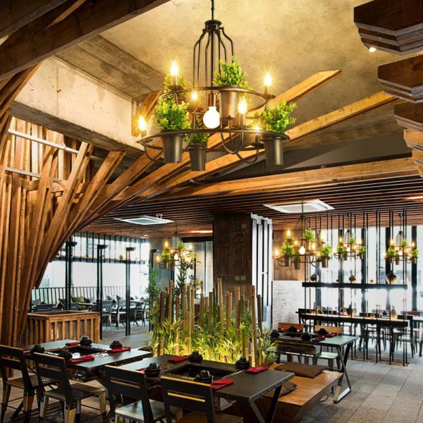 Retro Industrial Individual Creative Chandelier Table Sunshine Room Flower Shop light(WH-VP-146)