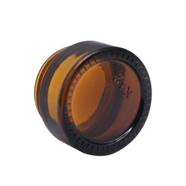 стекло 5g 20g 4oz 8oz косметическое раздражает опарникы Apothecary черной крышки янтарные