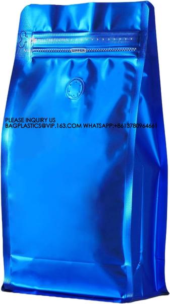 16oz Coffee Bags With Valve Kraft Paper Bags, Food Packaging Bags, Pet Food Bags, Plastic Bags, Aluminum Foil Bags