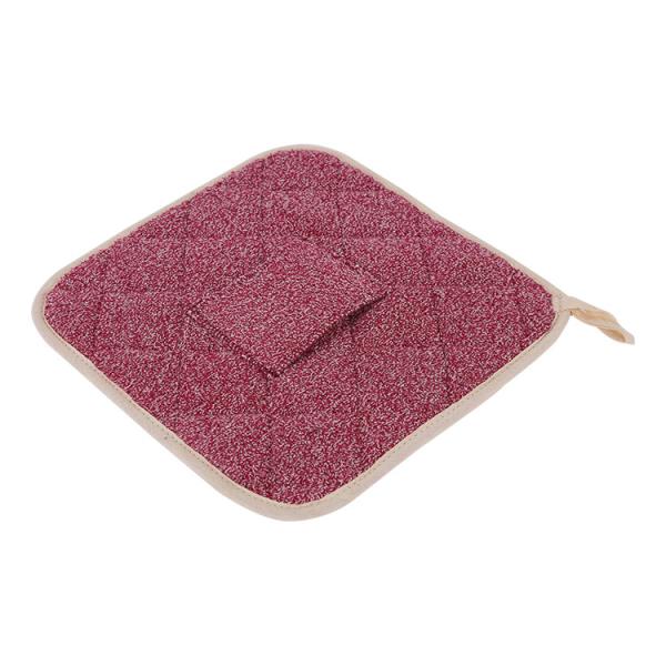 Tira Terry Cloth Pot Holders resistente ao calor do silicone para o cozimento da cozinha