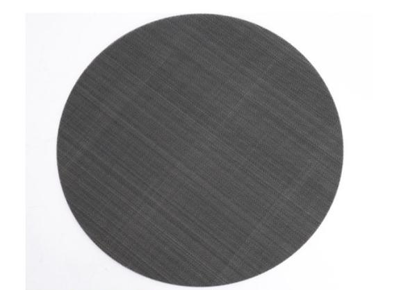 Plain Weave Iron Wire Mesh , Black Steel Mesh 16 Mesh 0.45mm Uniform Aperture