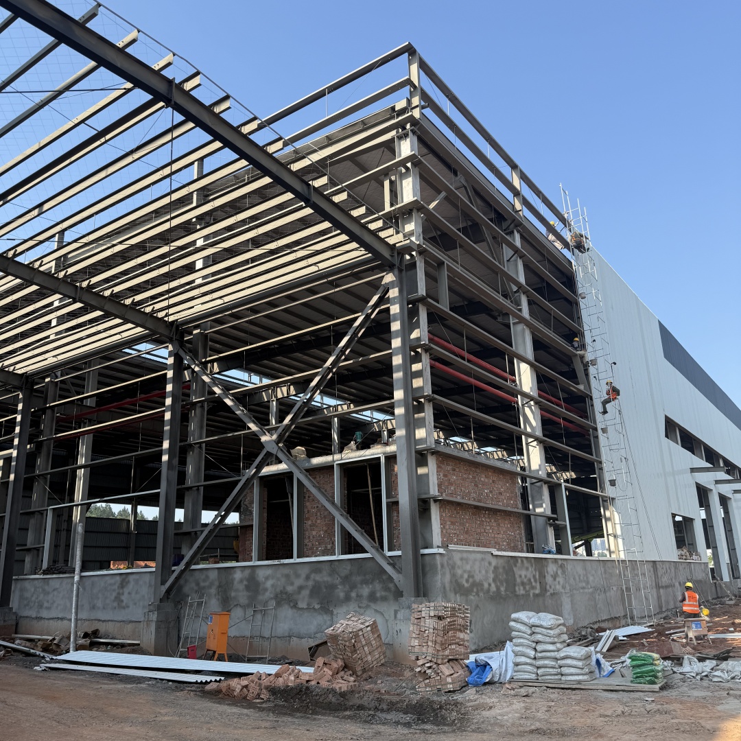 Industrial Prefab Steel Structure Workshop Design & Fabrication Layout for Plant Factory & Warehouse Building