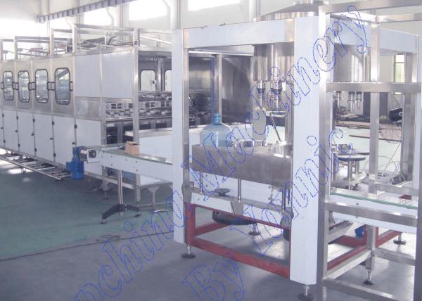600 BPH 5 Gallon Mineral Water Bottling Machine Auto Inner Washing / Capping