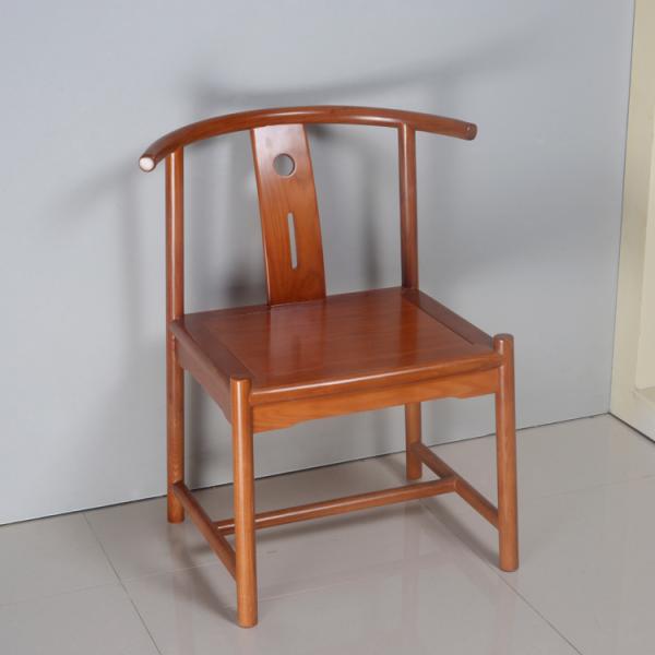 Living Room Hand Painting 74cm Solid Wood Chair For The Elderly