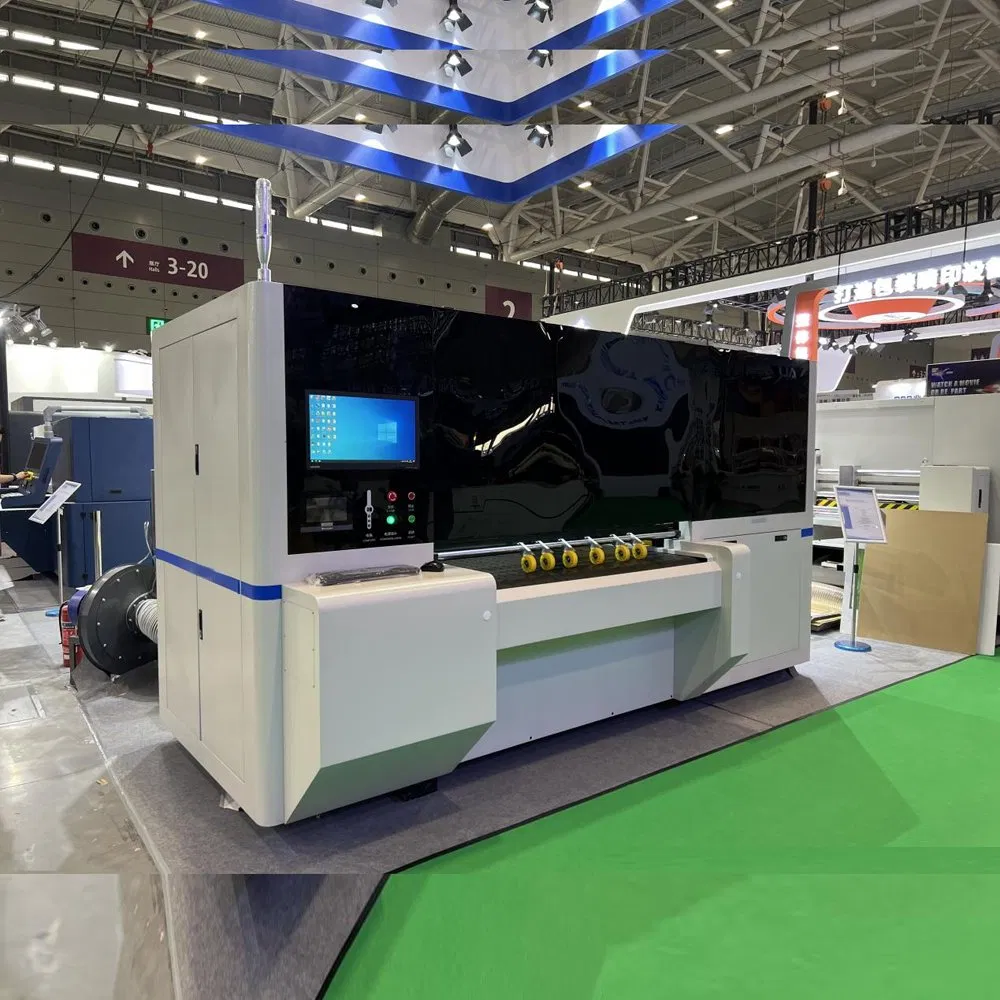 Industrial One Pass Carton Digital Printing Machine High Speed Corrugated Box Printer