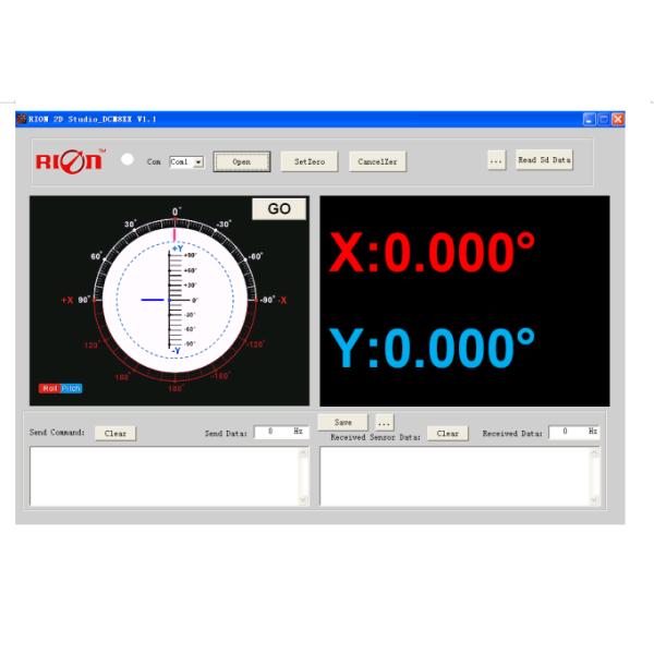Уклономер цифров оси легковеса RION DMI825 очень точный измеряя двойной для обнаружения наклонения моста