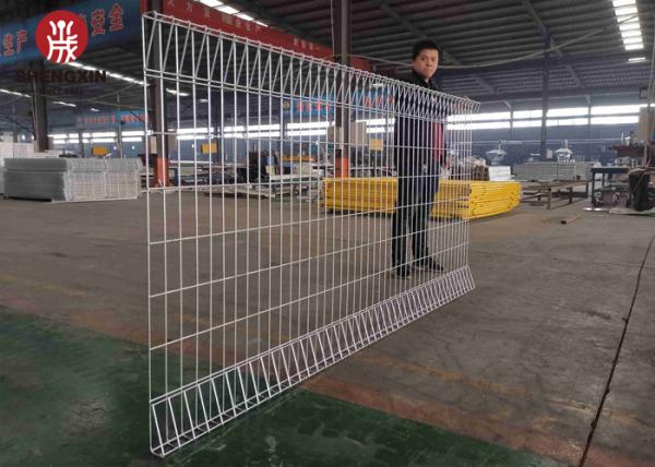 Decorative 6ft Brc Mesh Fence Pvc Coated Steel Construction