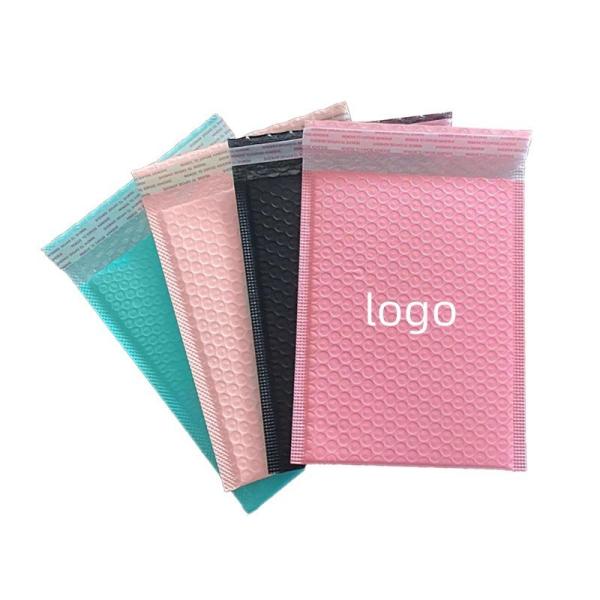 CTCX Nude Pink Padded Envelope Bubble Mailers Custom Logo Pink Shipping Bags Bubble Mailers Nude Pink Bubble Polymailers