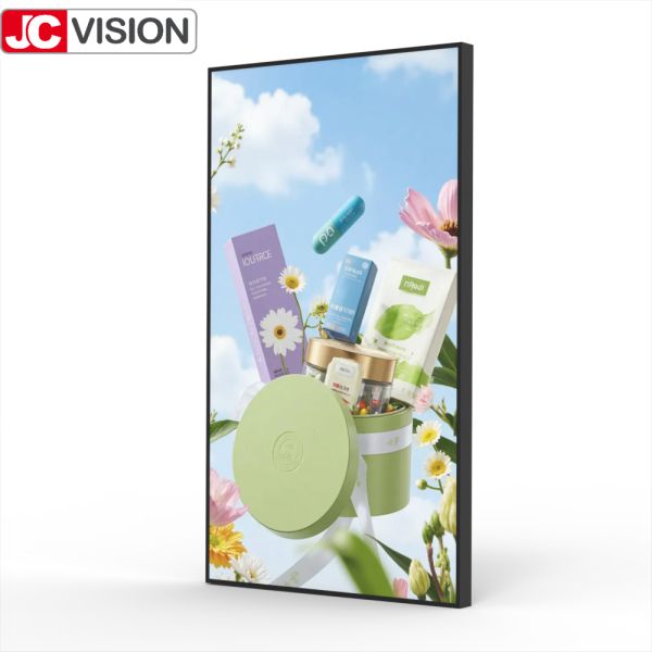 75 4K High Brightness Commercial Light Box – 2000 cd/m², Ultra Large Wall Mount Digital Signage for Hospitality & Transportation